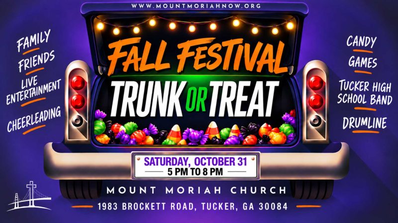 Fall Festival Trunk or Treat at Mount Moriah